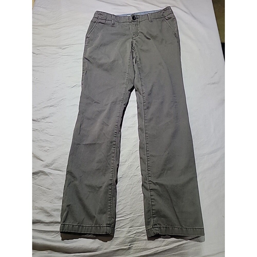 Eddie Bauer Slightly Curvy Slim Fit Straight Leg Special Dye Gray Womens Size 4